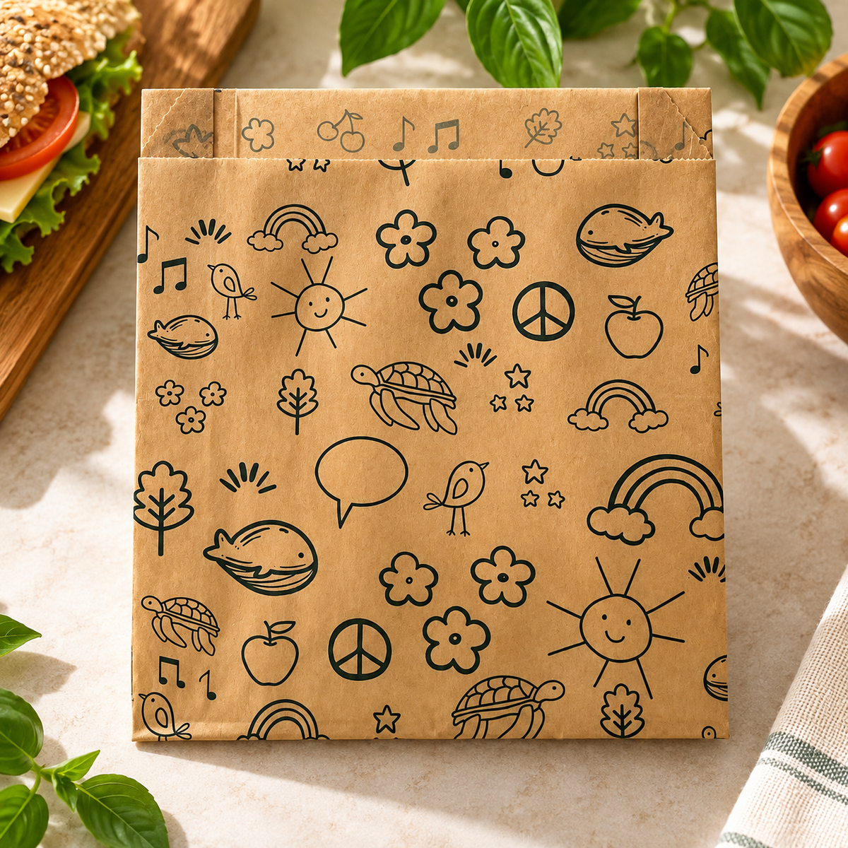 Paper Sandwich Bags – Kids Edition