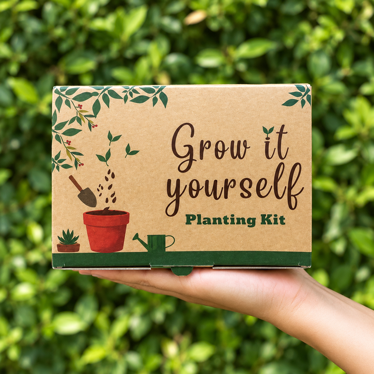 Sustainable Gifts for businesses – Planting Set (8 boxes)